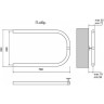 Полотенцесушитель водяной TERMINUS П-ОБРАЗНЫЙ 320x700 4620768888236